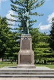 Large statue of Ulysses Grant in Galena stock image Large statue of Ulysses Grant in Galena stock image