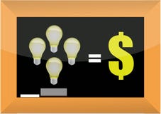 Las buenas ideas hacen la ilustración del concepto del dinero libre illustration Las buenas ideas hacen la ilustración del concepto del dinero libre illustration