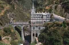 Las Lajas Kirche Kolumbien lizenzfreie stockfotos Las Lajas Kirche Kolumbien lizenzfreie stockfotos