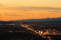 Las Vegas city at night