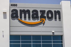 Las Vegas - Circa July 2017: Amazon.com Fulfillment Center. Amazon is the Largest Internet-Based Retailer in the United States I royalty free stock photo Las Vegas - Circa July 2017: Amazon.com Fulfillment Center. Amazon is the Largest Internet-Based Retailer in the United States I royalty free stock photo