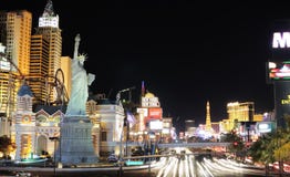 Las Vegas cityscape at night