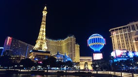 Las Vegas at night royalty free stock images Las Vegas at night royalty free stock images