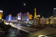 Las Vegas, vue de nuit photographie stock Las Vegas, vue de nuit photographie stock