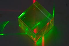 Laser-Experiment stockfoto Laser-Experiment stockfoto