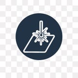 Laser vector icon isolated on transparent background, Laser tra stock illustration Laser vector icon isolated on transparent background, Laser tra stock illustration