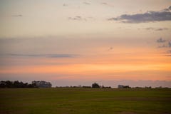 Dusk at the agricultural production farm 03 stock photos Dusk at the agricultural production farm 03 stock photos