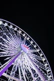 Late night carnival scene with ferris wheel royalty free stock photography Late night carnival scene with ferris wheel royalty free stock photography