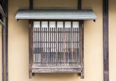 Latticed okno z shoji stary japończyka dom Kyoto Japonia obraz stock Latticed okno z shoji stary japończyka dom Kyoto Japonia obraz stock
