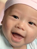 Laughing Baby Stock Photo