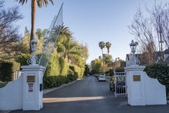Laughlin parkerar, en privat utfärda utegångsförbud för gemenskap i Los Angeles royaltyfri fotografi Laughlin parkerar, en privat utfärda utegångsförbud för gemenskap i Los Angeles royaltyfri fotografi