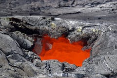 Lava Skylight - Hawaii Volcanoes National Park Stock Photos Lava Skylight - Hawaii Volcanoes National Park Stock Photos