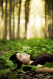 Laying Girl Stock Images