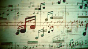 Lazo que fluye de las notas de la música Lazo que fluye de las notas de la música