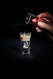 Le barman prépare un cocktail photos stock Le barman prépare un cocktail photos stock