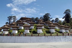 Le Bhutan, Thimpu, La de Dochu photo libre de droits Le Bhutan, Thimpu, La de Dochu photo libre de droits