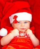 Le bébé célèbrent Noël photos stock Le bébé célèbrent Noël photos stock
