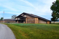 Le centre de Pea Ridge National Military Park Visitor photos stock Le centre de Pea Ridge National Military Park Visitor photos stock