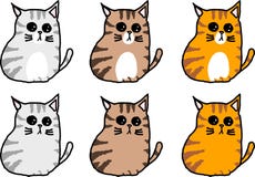 Le Chat Tigre Mignon Varie Le Fond Blanc D Isolement Par Caractere Se Reposant De Couleur Illustration De Vecteur Illustration Du Silhouettes Noir Le Chat Tigre Mignon Varie Le Fond Blanc D Isolement Par Caractere Se Reposant De Couleur Illustration De Vecteur Illustration Du Silhouettes Noir