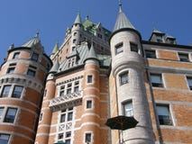 Le Chateau Frontenac a Quebec City Immagini Stock Libere da Diritti Le Chateau Frontenac a Quebec City Immagini Stock Libere da Diritti