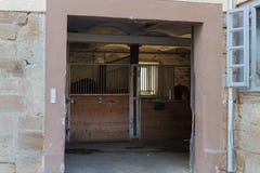 le cheval à la ferme de goujon au mois de ressort peut en Allemagne du sud Co rurale image libre de droits le cheval à la ferme de goujon au mois de ressort peut en Allemagne du sud Co rurale image libre de droits