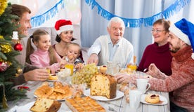 Le familjemedlemmar som gör konversation arkivbilder Le familjemedlemmar som gör konversation arkivbilder