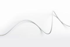 Le fil a isolé sur une abstraction blanche de fond image libre de droits Le fil a isolé sur une abstraction blanche de fond image libre de droits