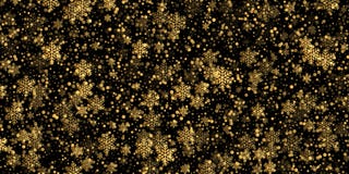 Le fond d'or en baisse de modèle de flocon de neige des chutes de neige d'or a recouvert la texture d'isolement sur le fond trans illustration libre de droits Le fond d'or en baisse de modèle de flocon de neige des chutes de neige d'or a recouvert la texture d'isolement sur le fond trans illustration libre de droits