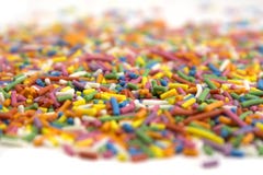 Le fond de la sucrerie arrose des confettis images stock Le fond de la sucrerie arrose des confettis images stock