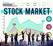 Le forex de finances d'économie de marché boursier partage le concept image libre de droits Le forex de finances d'économie de marché boursier partage le concept image libre de droits
