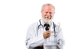 Le hög medicinsk doktor royaltyfria foton Le hög medicinsk doktor royaltyfria foton
