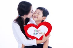 Le jour de mère heureux ! image stock Le jour de mère heureux ! image stock