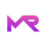 Le lettere combinate m. e R del modello di logo illustrazione vettoriale Le lettere combinate m. e R del modello di logo illustrazione vettoriale