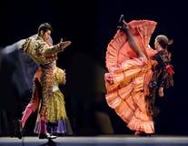 Le meilleur drame de danse de flamenco : Carmen photographie stock libre de droits Le meilleur drame de danse de flamenco : Carmen photographie stock libre de droits