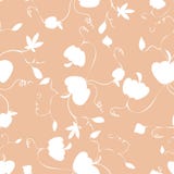 Le modèle sans couture de répétition d'automne de potiron de vecteur heureux d'impression rougissent dedans et blanc illustration stock Le modèle sans couture de répétition d'automne de potiron de vecteur heureux d'impression rougissent dedans et blanc illustration stock