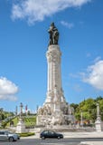 Le Portugal, Lisbonne Monument au marquis de Pombal images libres de droits Le Portugal, Lisbonne Monument au marquis de Pombal images libres de droits