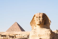 Le sphinx à Gizeh photo libre de droits Le sphinx à Gizeh photo libre de droits
