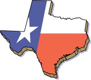 Le Texas illustration stock Le Texas illustration stock