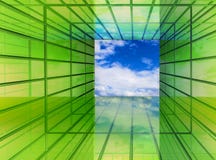 Le vert est le contrat à terme illustration stock Le vert est le contrat à terme illustration stock