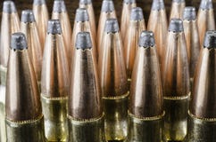 Lead tipped copper bullets royalty free stock images Lead tipped copper bullets royalty free stock images