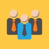 Leadership icon in flat style design vector illustration. vector illustration Leadership icon in flat style design vector illustration. vector illustration