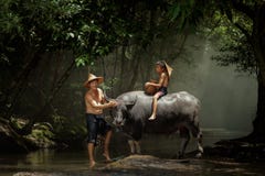 Lebensstil des Familienlandwirts bei ländlichem Asien stockfoto Lebensstil des Familienlandwirts bei ländlichem Asien stockfoto
