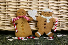 Lebkuchenpaare lizenzfreies stockbild Lebkuchenpaare lizenzfreies stockbild