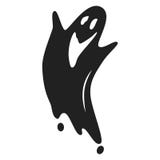 Leendespökesymbol, enkel stil stock illustrationer Leendespökesymbol, enkel stil stock illustrationer