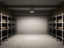Leere Garage Leere Garage