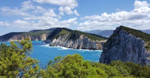 Lefkada, przylądek Doucato zdjęcia stock Lefkada, przylądek Doucato zdjęcia stock