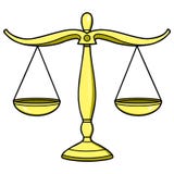 Cartoon Scales Of Justice Royalty Free Stock Photos - Image: 29611388
