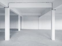 Lege Ruimte Witte de Vloer binnenlandse achtergrond van het Muurcement stock afbeeldingen Lege Ruimte Witte de Vloer binnenlandse achtergrond van het Muurcement stock afbeeldingen