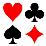 leka poker för kort vektor illustrationer leka poker för kort vektor illustrationer