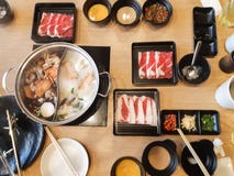 Lekmanna- shabu för lägenhet royaltyfri fotografi Lekmanna- shabu för lägenhet royaltyfri fotografi